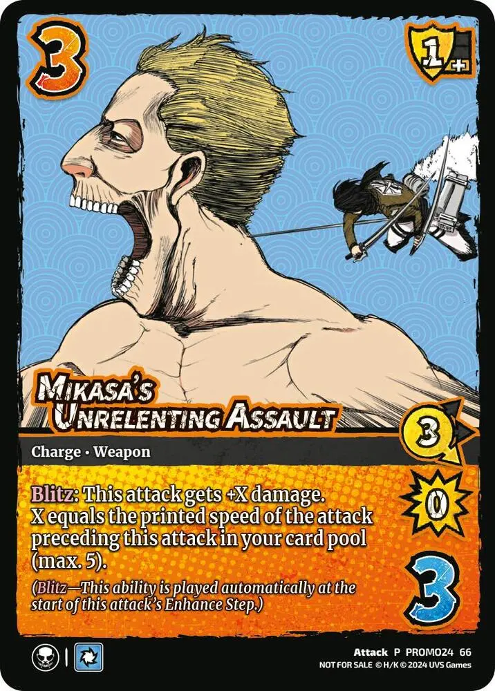 Mikasa's Unrelenting Assault (Promo) 1