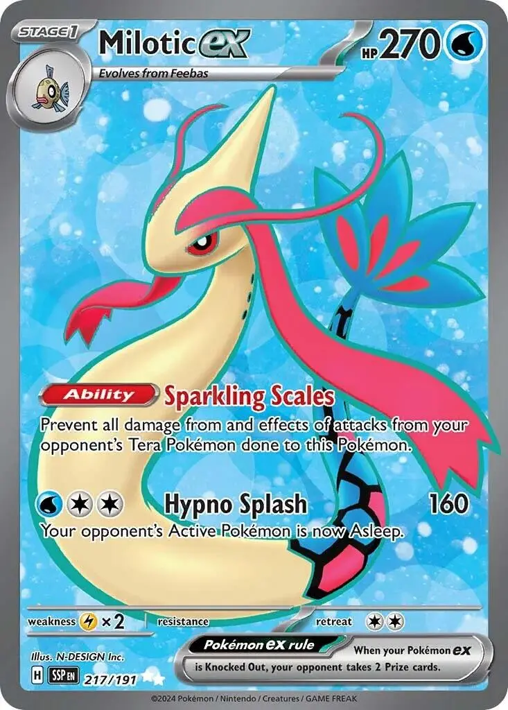 Milotic Ex (217/191) [Scarlet & Violet: Surging Sparks] 1