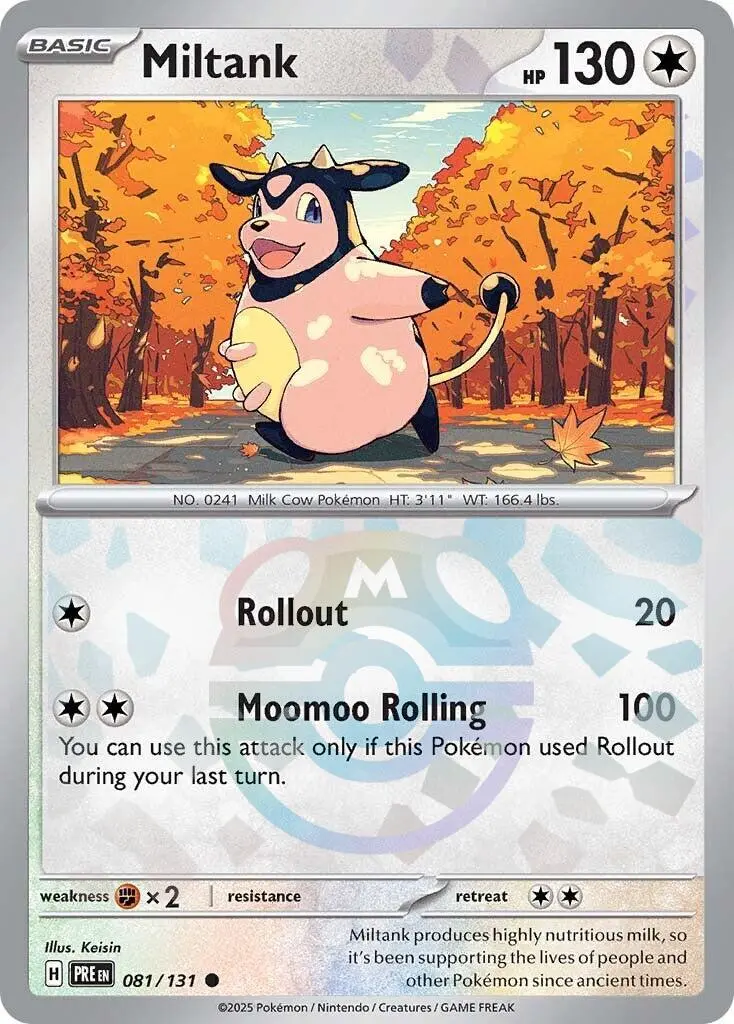 Miltank (081/131) (Master Ball Pattern) [Scarlet & Violet: Prismatic Evolutions] 1