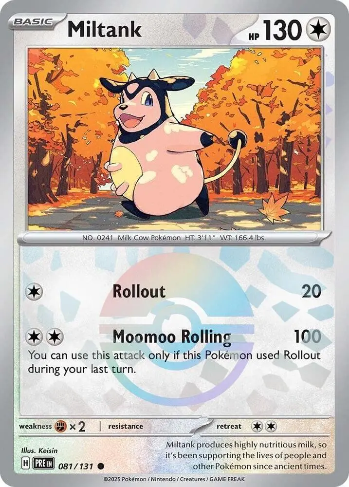 Miltank (081/131) (Poke Ball Pattern) [Scarlet & Violet: Prismatic Evolutions] 1