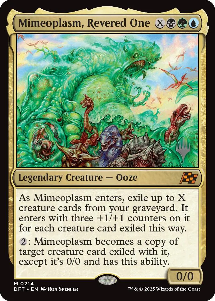 Mimeoplasm, Revered One (Promo Pack) [Aetherdrift Promos] 1