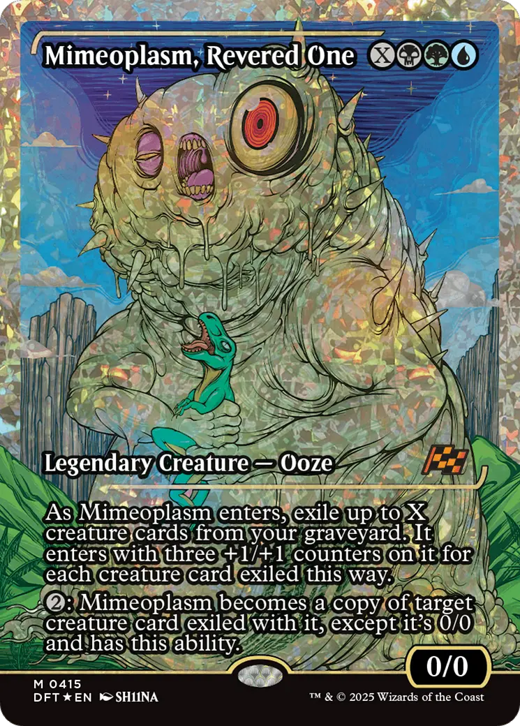 Mimeoplasm, Revered One (Showcase) (Fracture Foil) [Aetherdrift] 1