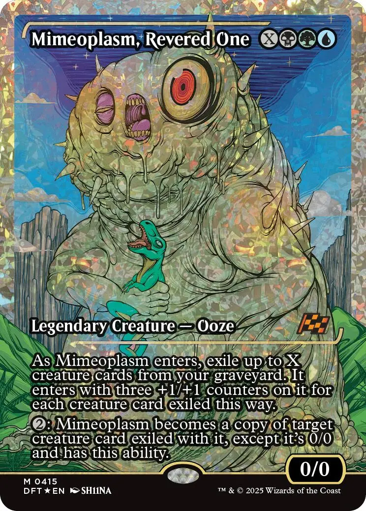 Mimeoplasm, Revered One (Showcase Fracture Foil) (Japanese) [Aetherdrift] 1