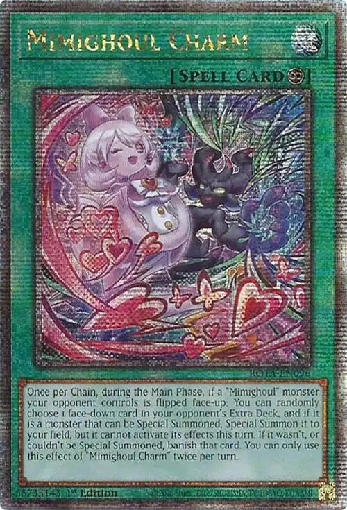 Mimighoul Charm (Quarter Century Secret Rare) [Rota-En096] Quarter Century Secret Rare 1