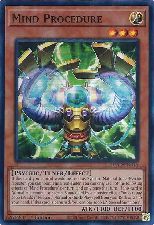 Mind Procedure [Duad-En015] Super Rare 1