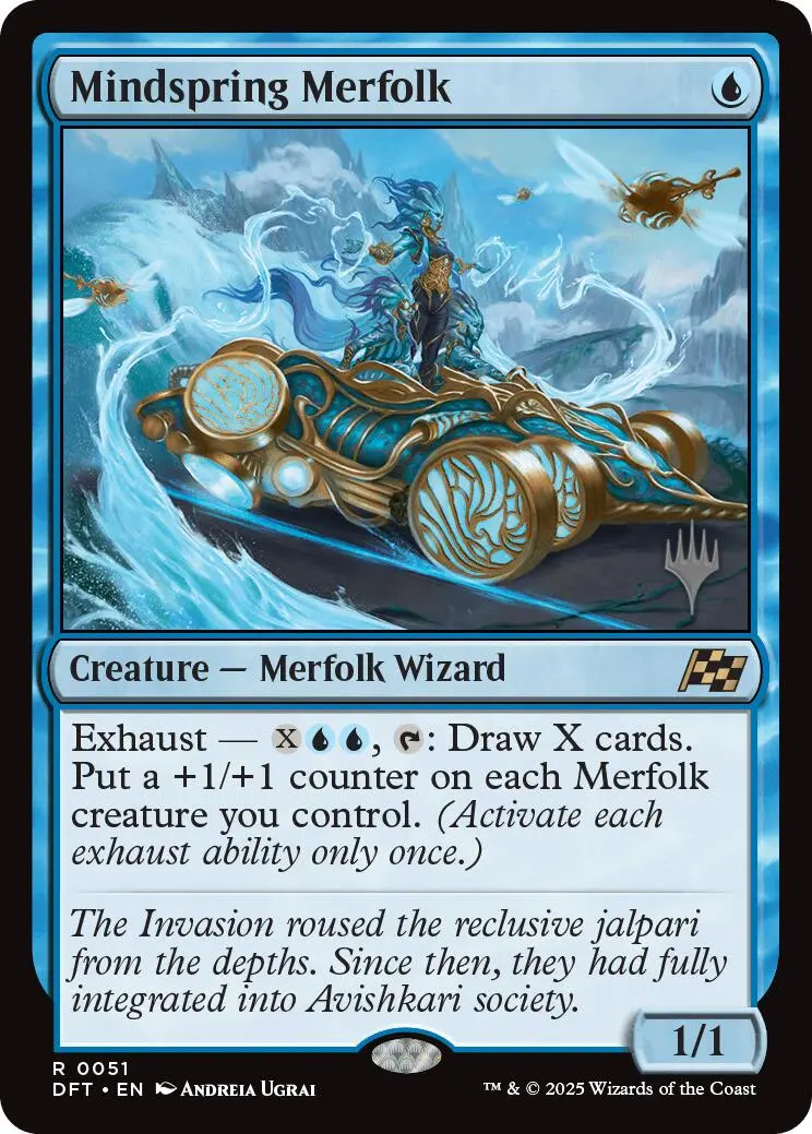Mindspring Merfolk (Promo Pack) [Aetherdrift Promos] 1