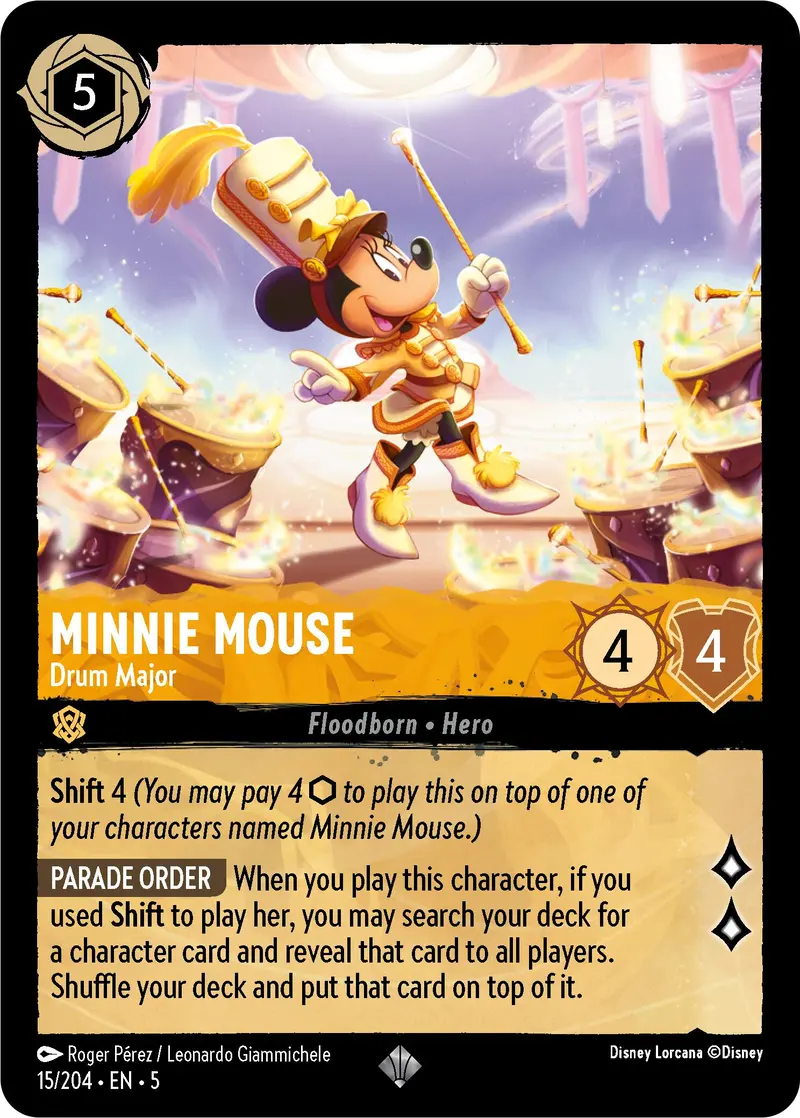 Minnie Mouse - Drum Major (15/204) [Shimmering Skies] 1