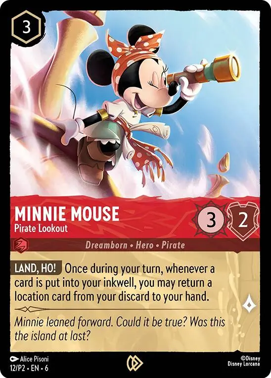 Minnie Mouse - Pirate Lookout (12/P2) [Promo Cards] 1