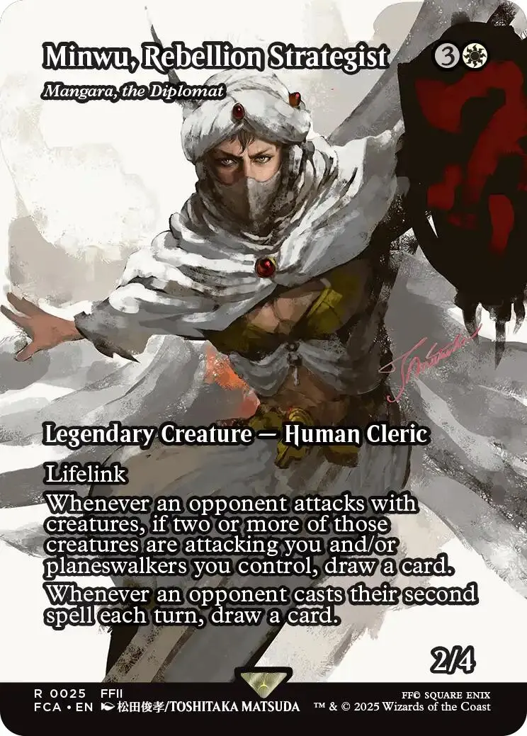 Minwu, Rebellion Strategist - Mangara, The Diplomat (Showcase) [Final Fantasy : Through The Ages] 1