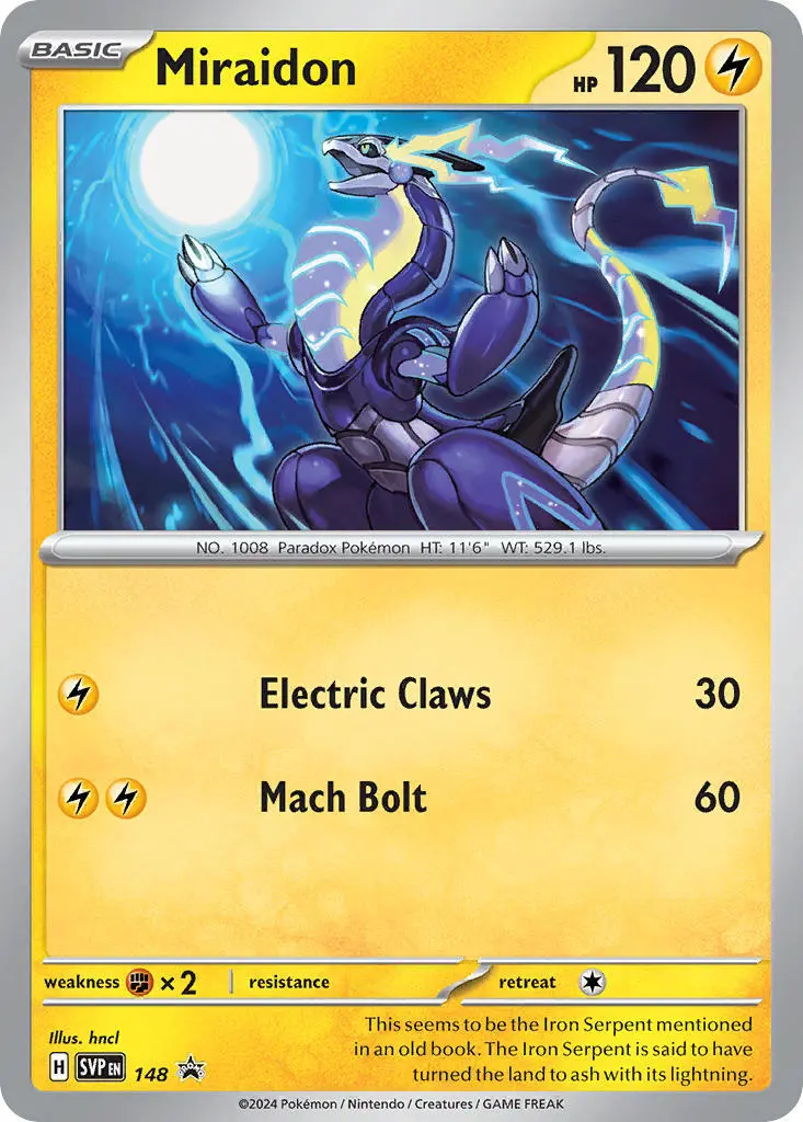 Miraidon (148) [Scarlet & Violet: Black Star Promos] 1