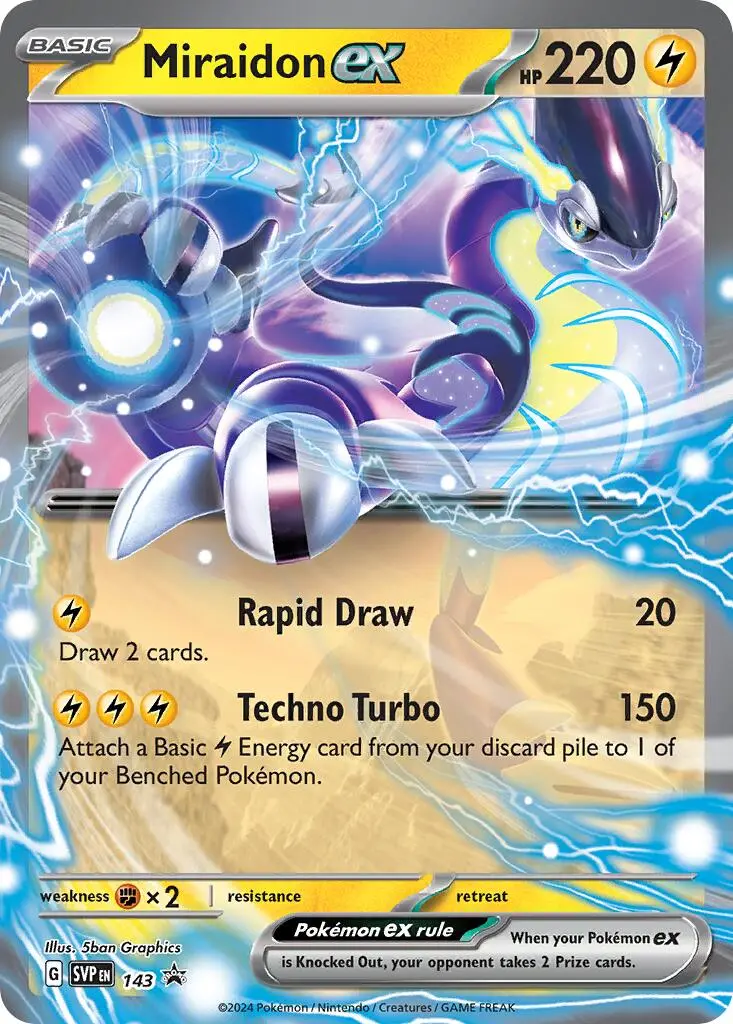 Miraidon Ex (143) [Scarlet & Violet: Black Star Promos] 1