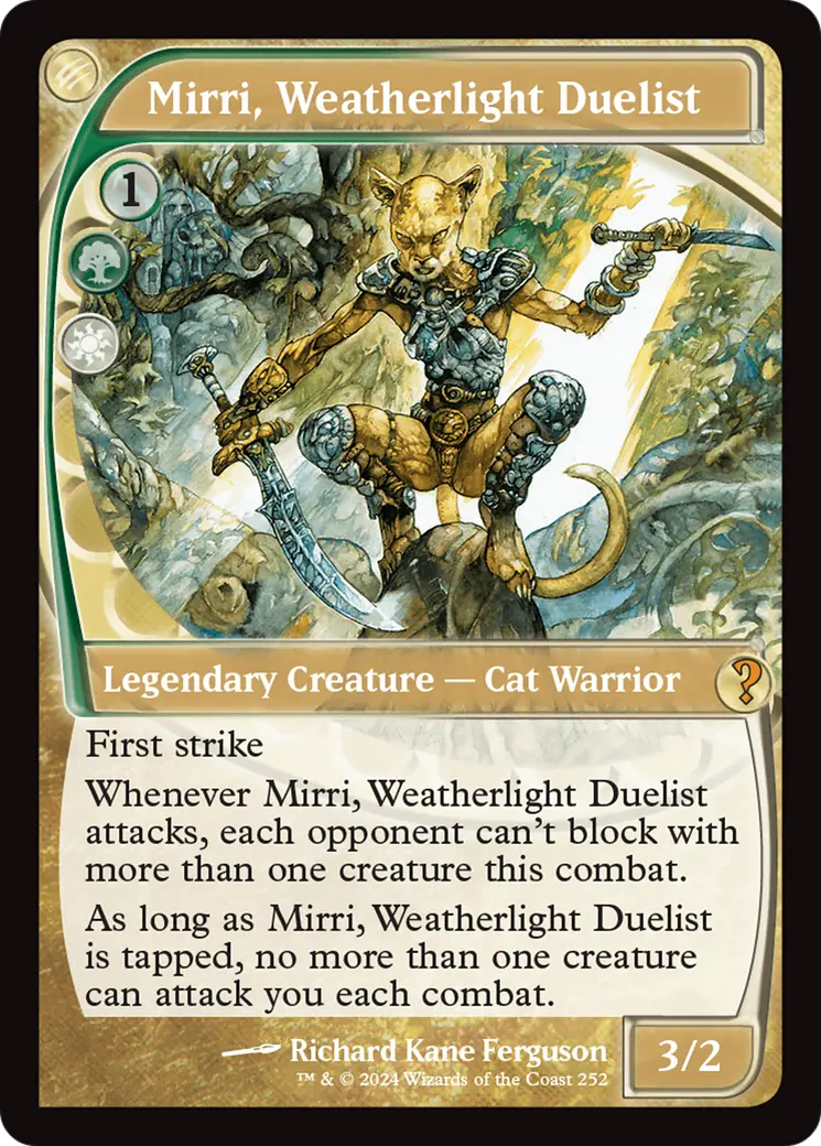 Mirri, Weatherlight Duelist (Future Sight) [Mystery Booster 2] 1