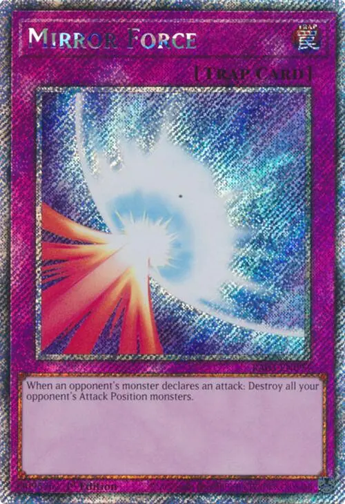 Mirror Force (Platinum Secret Rare) [Ra03-En093] Platinum Secret Rare 1