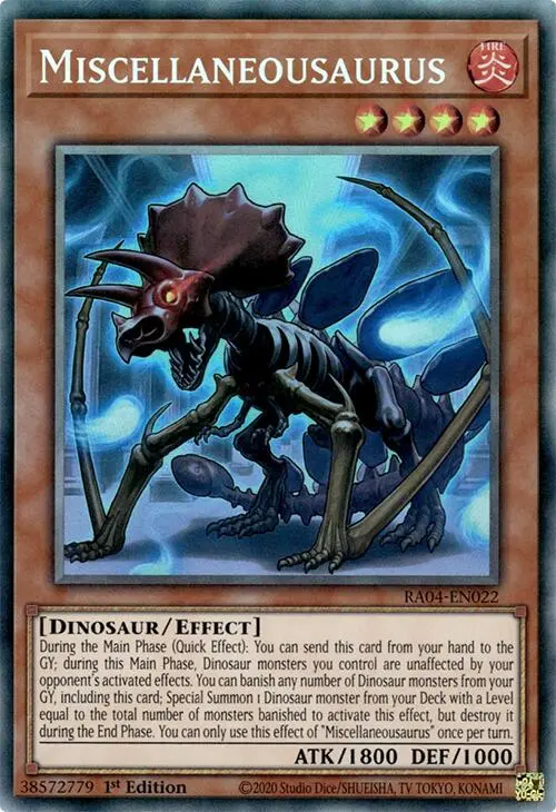 Miscellaneousaurus [Ra04-En022] Prismatic Collector's Rare 1