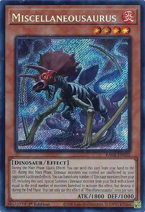 Miscellaneousaurus [Ra04-En022] Secret Rare 1