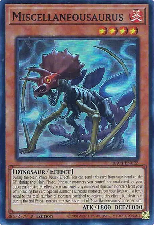 Miscellaneousaurus [Ra04-En022] Super Rare 1