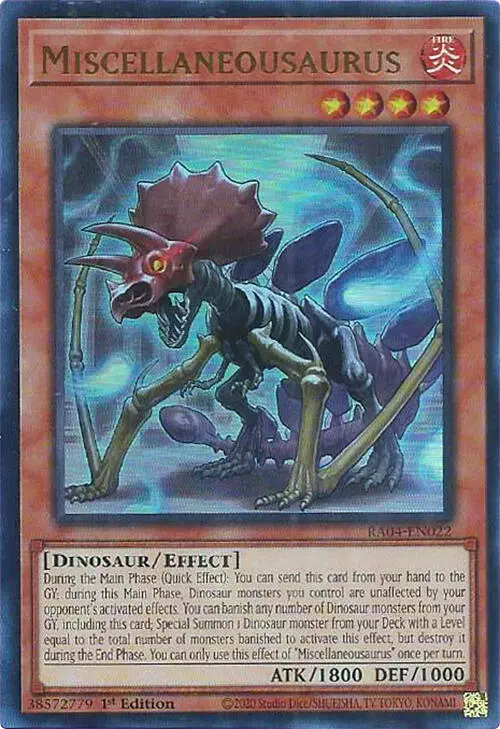 Miscellaneousaurus [Ra04-En022] Ultra Rare 1