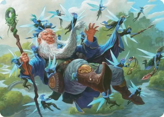Mischievous Mystic Art Card (7/54) [Foundations Art Series] 1