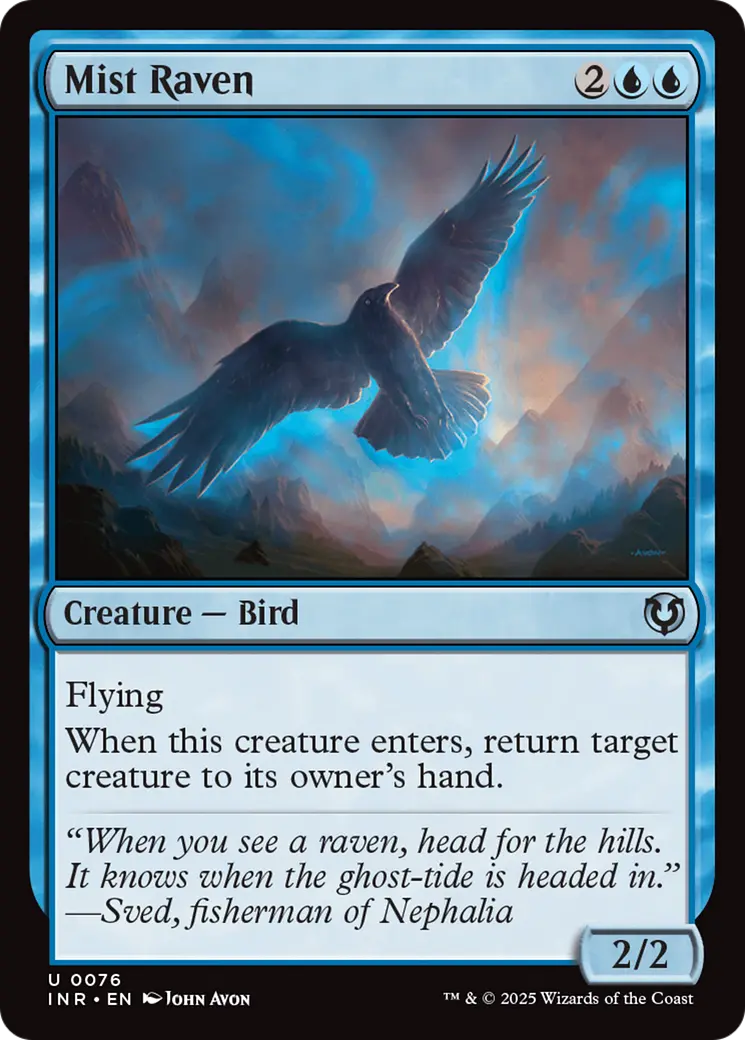 Mist Raven [Innistrad Remastered] 1