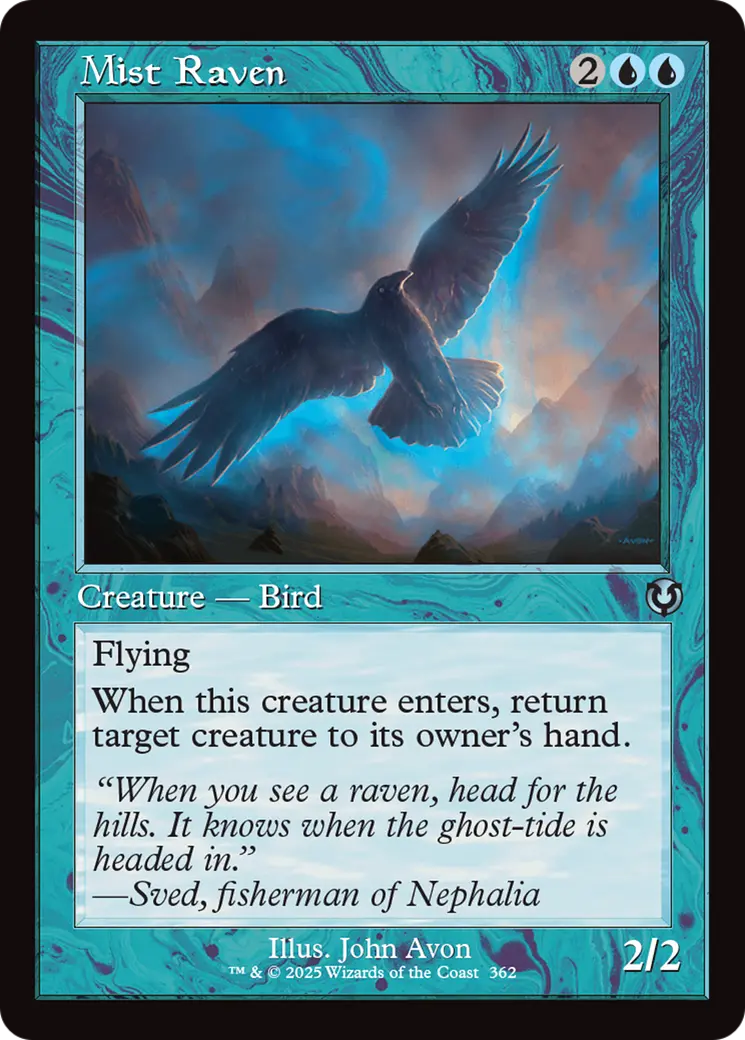 Mist Raven (Retro Frame) [Innistrad Remastered] 1