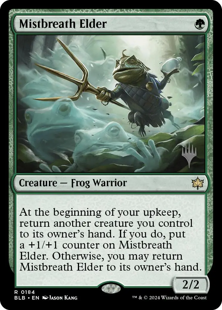 Mistbreath Elder (Promo Pack) [Bloomburrow Promos] 1
