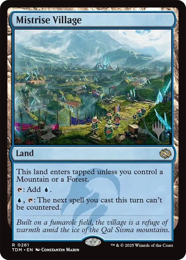 Mistrise Village [Tarkir: Dragonstorm Promos] 1