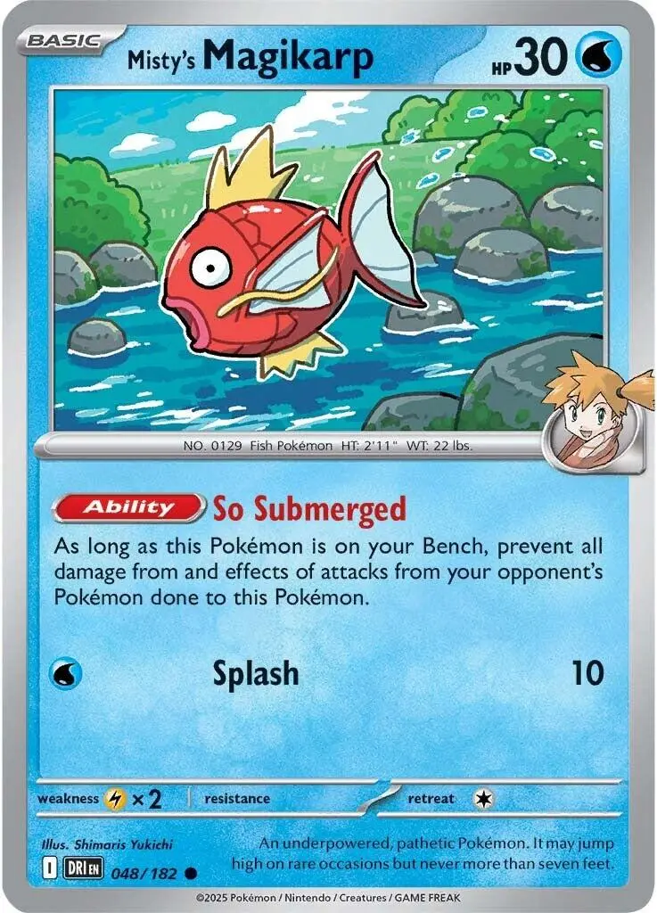 Misty's Magikarp (048/182) [Scarlet & Violet: Destined Rivals] 1