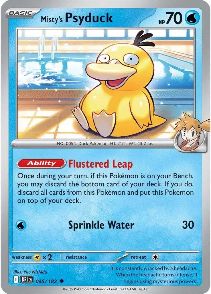 Misty's Psyduck (045/182) [Scarlet & Violet: Destined Rivals] 1
