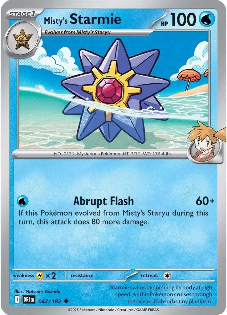 Misty's Starmie (047/182) [Scarlet & Violet: Destined Rivals] 1