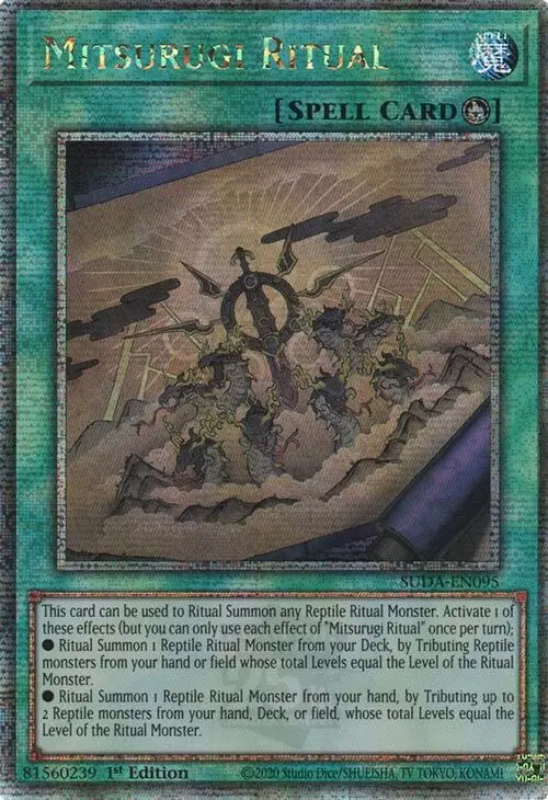 Mitsurugi Ritual (Quarter Century Secret Rare) [Suda-En095] Quarter Century Secret Rare 1