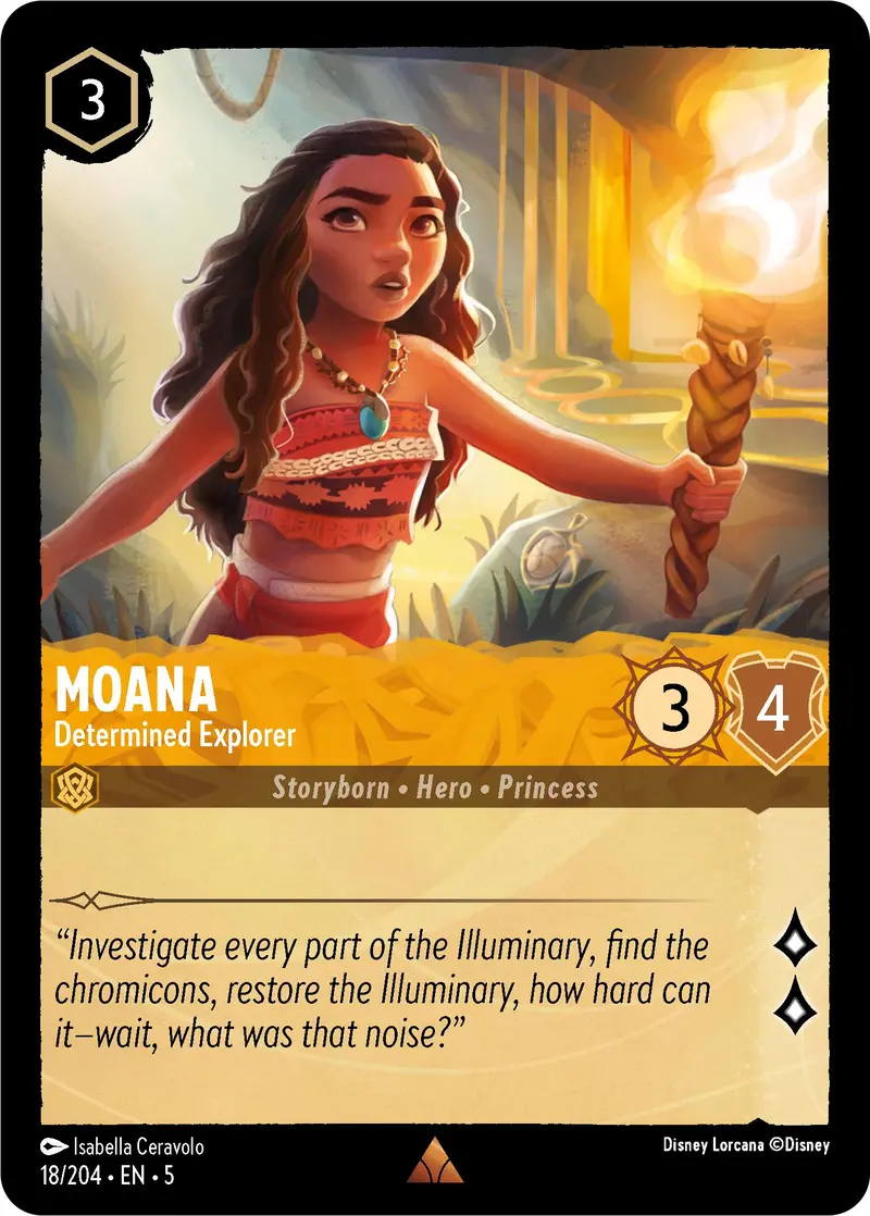 Moana - Determined Explorer (18/204) [Shimmering Skies] 1