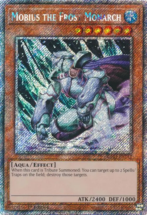 Mobius The Frost Monarch (Platinum Secret Rare) [Ra03-En142] Platinum Secret Rare 1