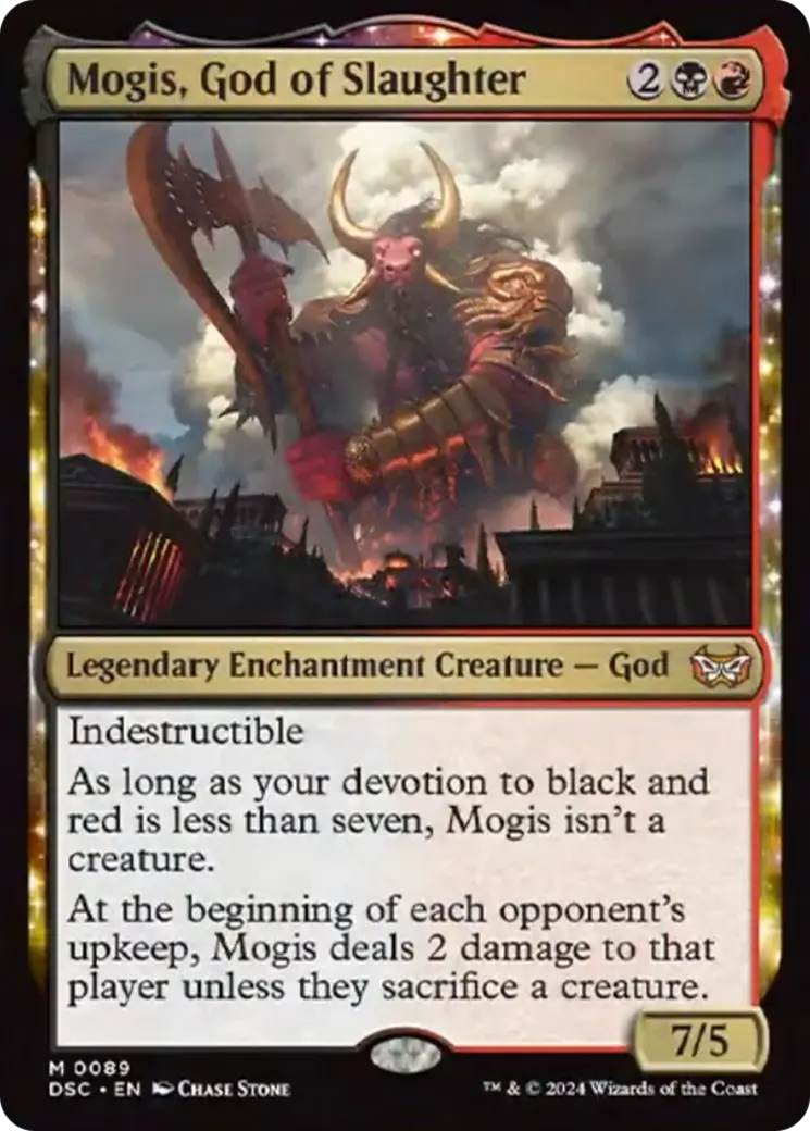 Mogis, God Of Slaughter [Duskmourn: House Of Horror Commander] 1