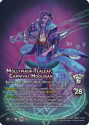 Mollymauk Tealeaf, Carnival Hooligan (Alternate Art) 1