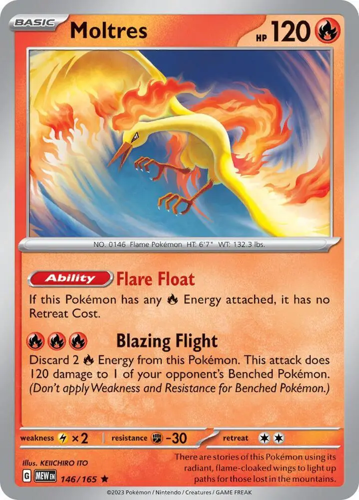 Moltres (146/165 - Deck Exclusives) [Scarlet & Violet 151] 1