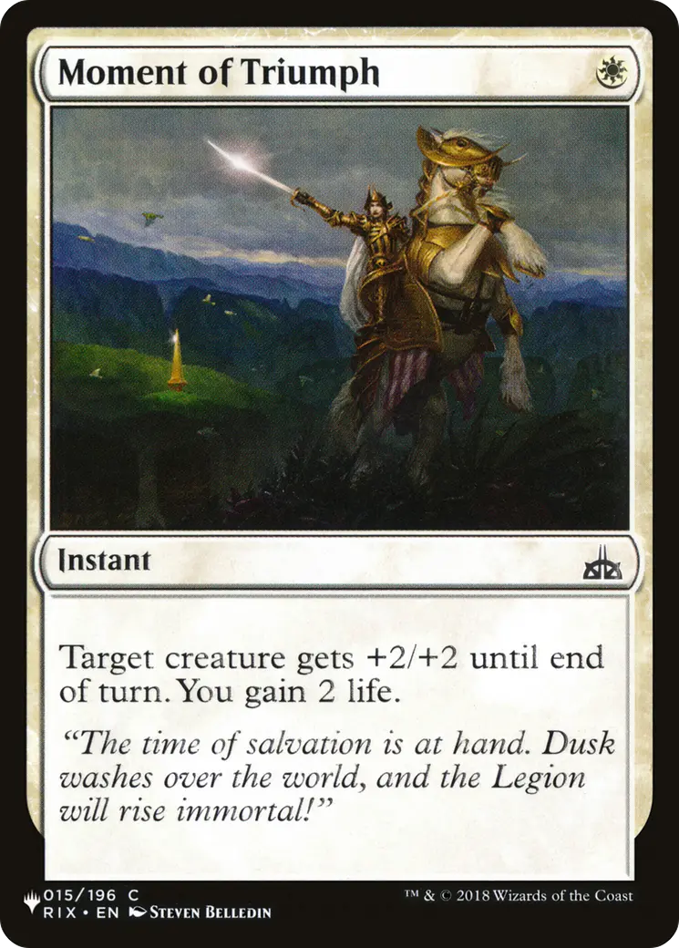 Moment Of Triumph [The List] 1