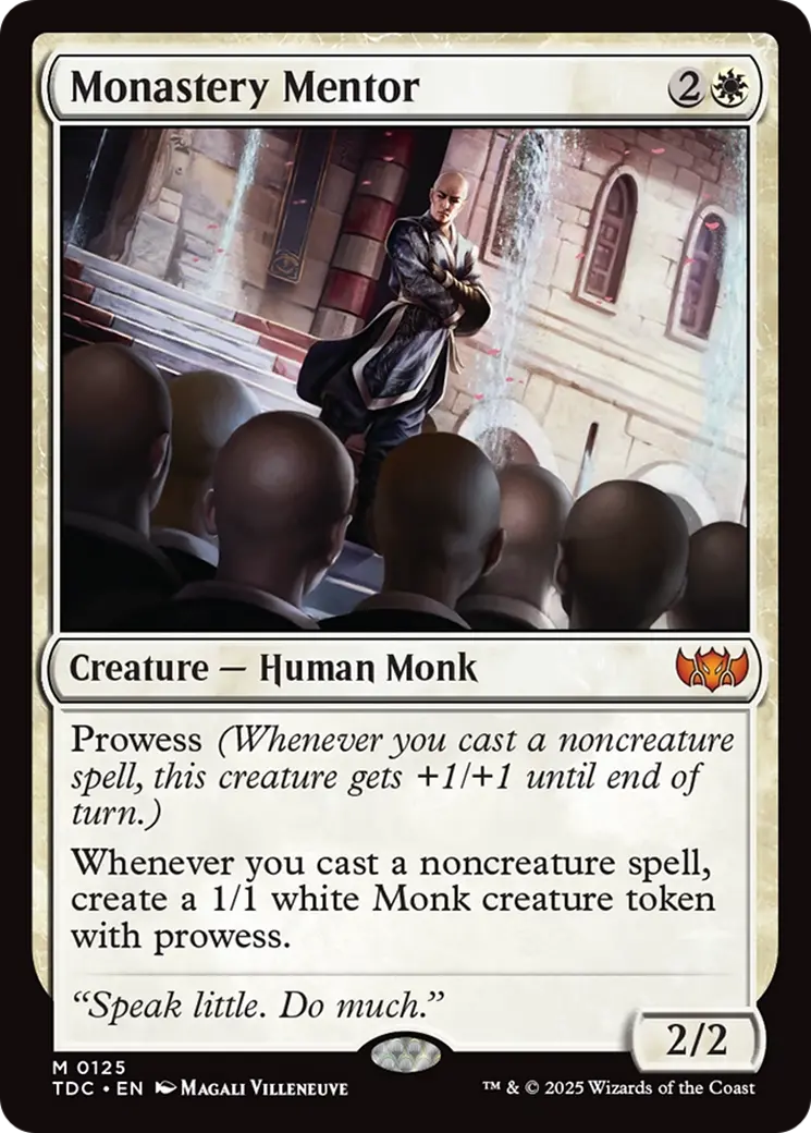Monastery Mentor [Tarkir: Dragonstorm Commander] 1