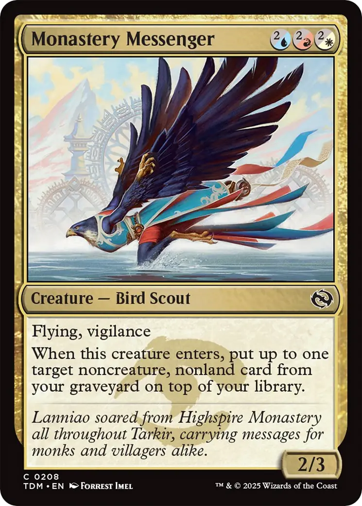 Monastery Messenger [Tarkir: Dragonstorm] 1
