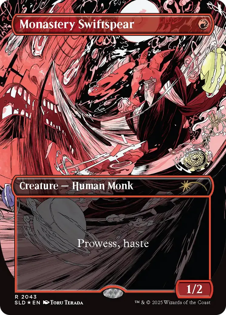 Monastery Swiftspear (2043) (Raised Foil) [Secret Lair Drop Series] 1