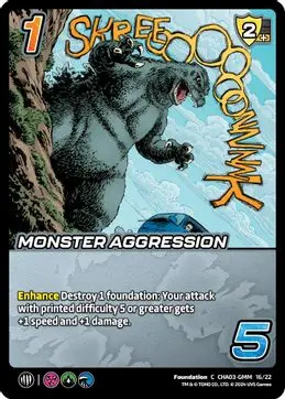 Monster Aggression - Foil 1