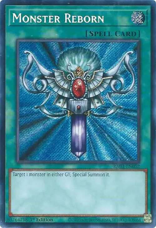 Monster Reborn (Secret Rare) [Ra03-En052] Secret Rare 1