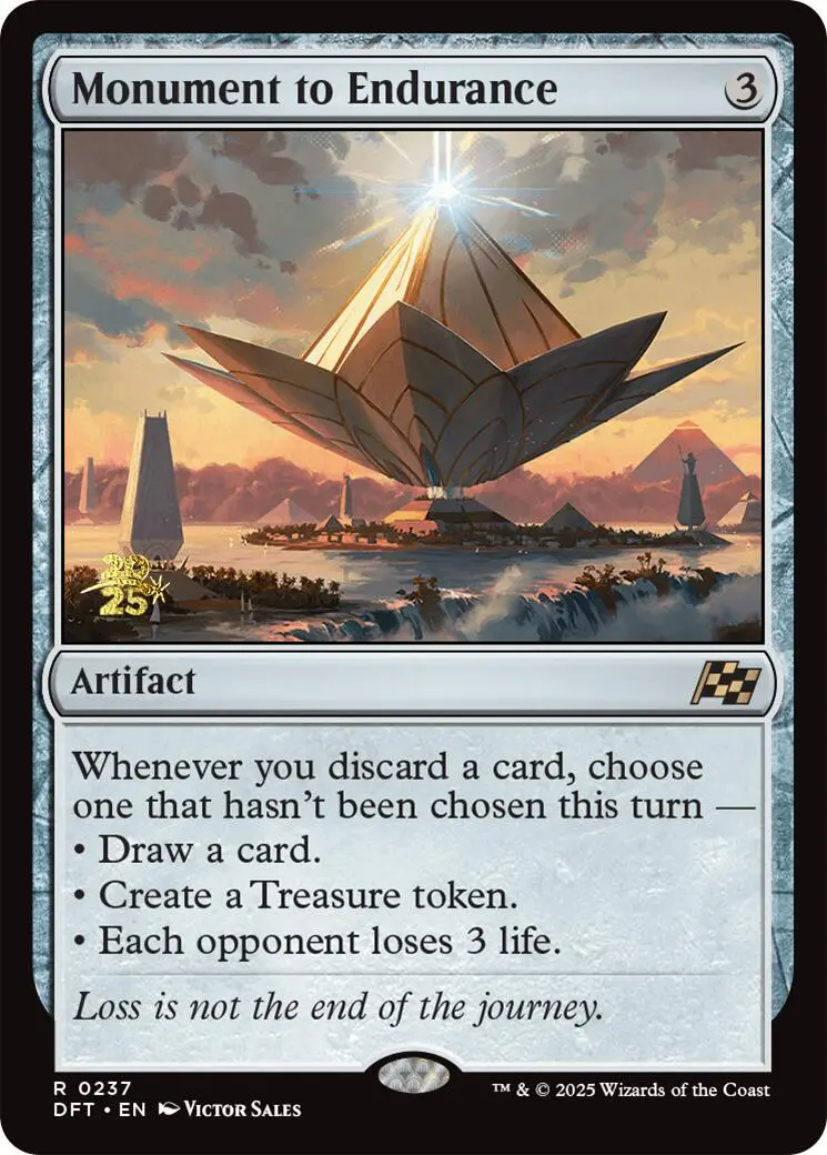 Monument To Endurance [Aetherdrift Prerelease Promos] 1