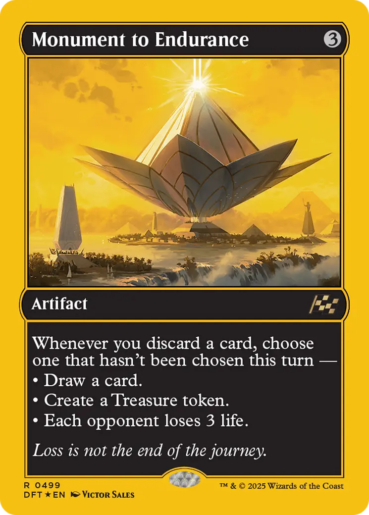 Monument To Endurance (First-Place Foil) [Aetherdrift] 1