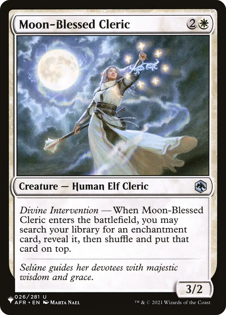 Moon-Blessed Cleric [The List] 1