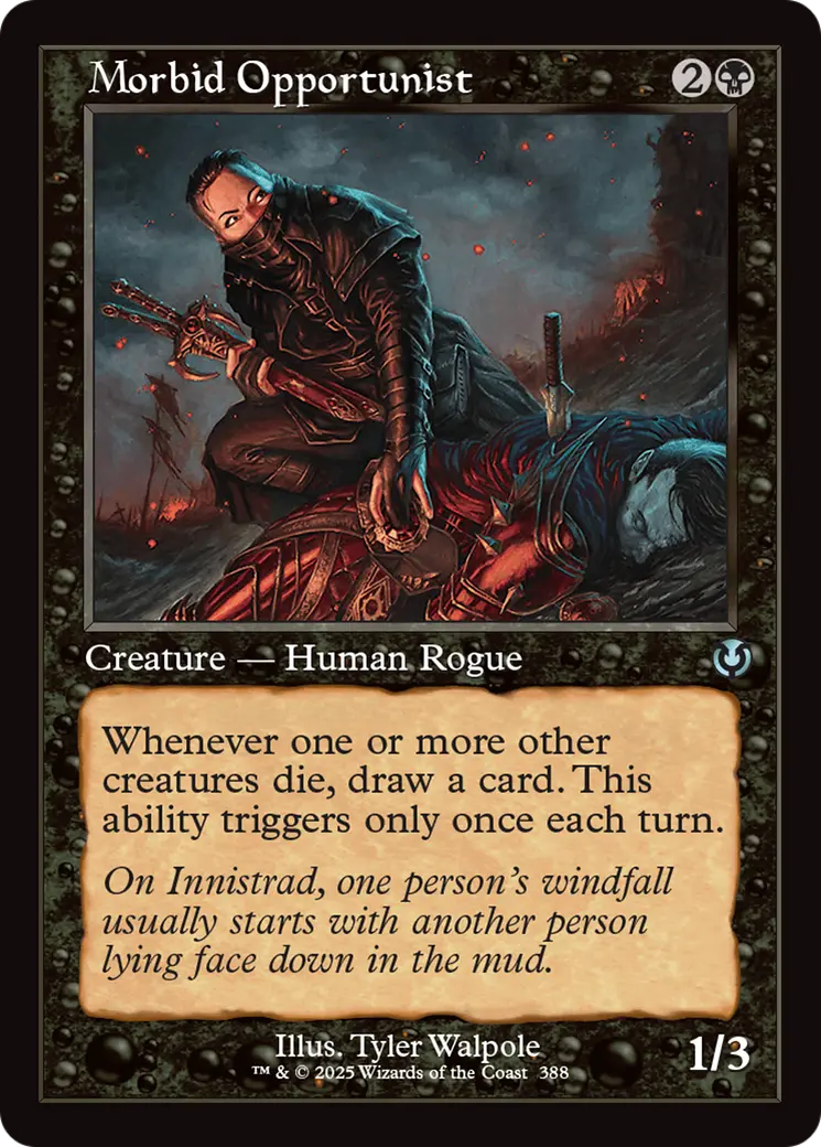 Morbid Opportunist (Retro Frame) [Innistrad Remastered] 1