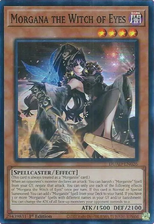Morgana The Witch Of Eyes [Duad-En026] Super Rare 1