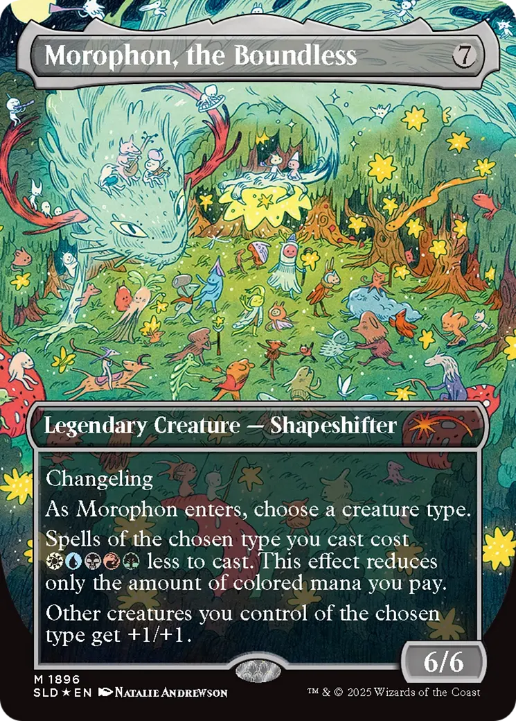 Morophon, The Boundless (Display Commander) - Thick Stock (Double Rainbow Foil) [Secret Lair Drop Series] 1