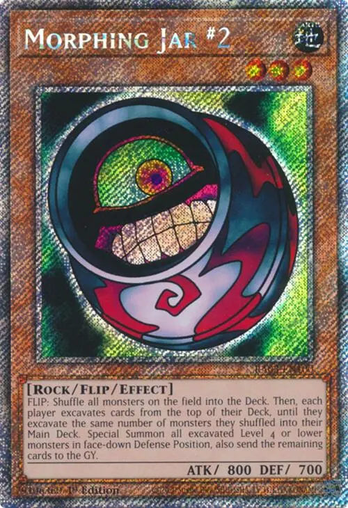 Morphing Jar #2 (Platinum Secret Rare) [Ra03-En100] Platinum Secret Rare 1