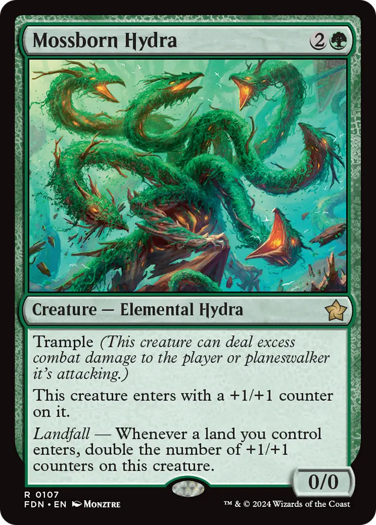 Mossborn Hydra [Foundations] 1