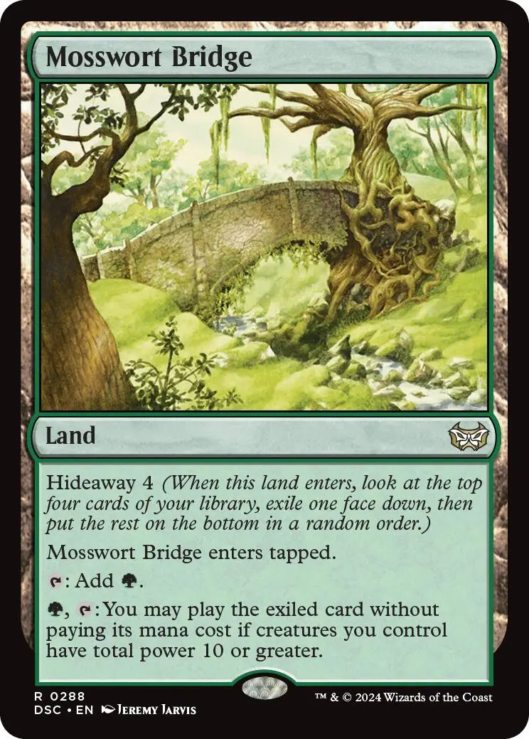 Mosswort Bridge [Duskmourn: House Of Horror Commander] 1